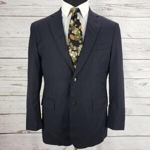 Indochino Men's Charcoal Double Vented Sports Blazer Jacket Size 42R